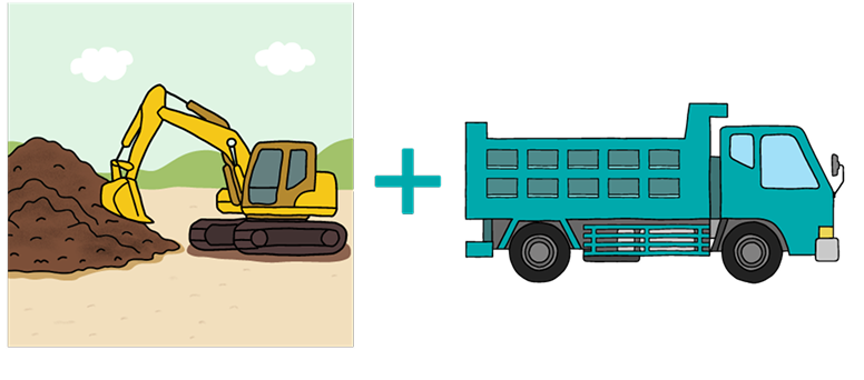 弊社プラントにお引き取りまたは現場へ配達